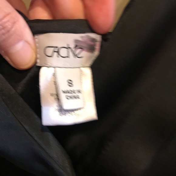 Cache Size 8 Black Cocktail Evening Dress - Picture 5 of 9